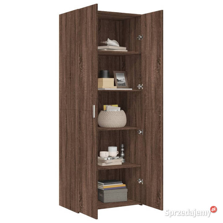 Wysoka szafka brązowy dąb 70x425x185 WM3281426 Warszawa sprzedam