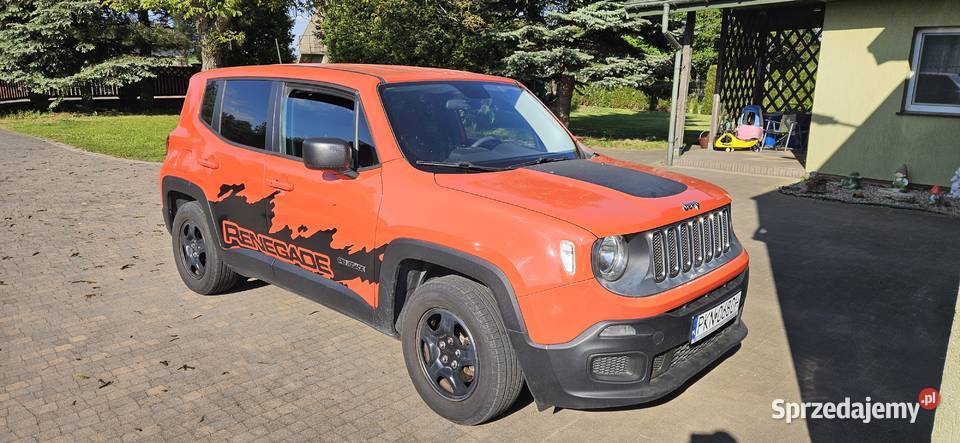 Jeep Renegade SPORT 24 benzyna 2016r przyciemniane szyby wielkopolskie