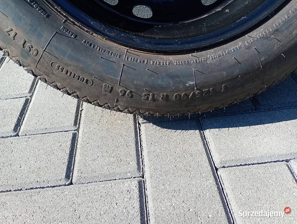 Nieużywane koło dojazdowe do FIAT STILO 12590R15 Orzesze sprzedam