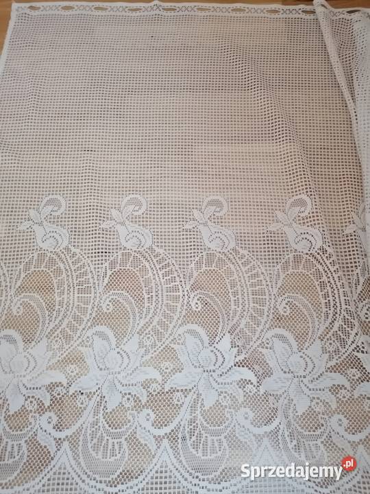 Firanka biała na przelotkach 165x296Gotowa do Łódź