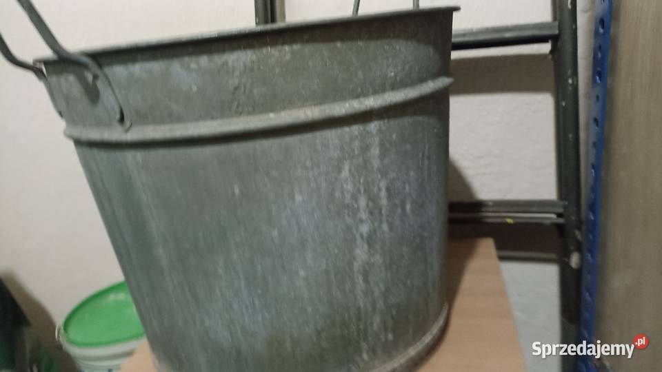 Sprzedam duzy garnek ocynkowany PRLlata70te Garnki i szybkowary Bytom sprzedam