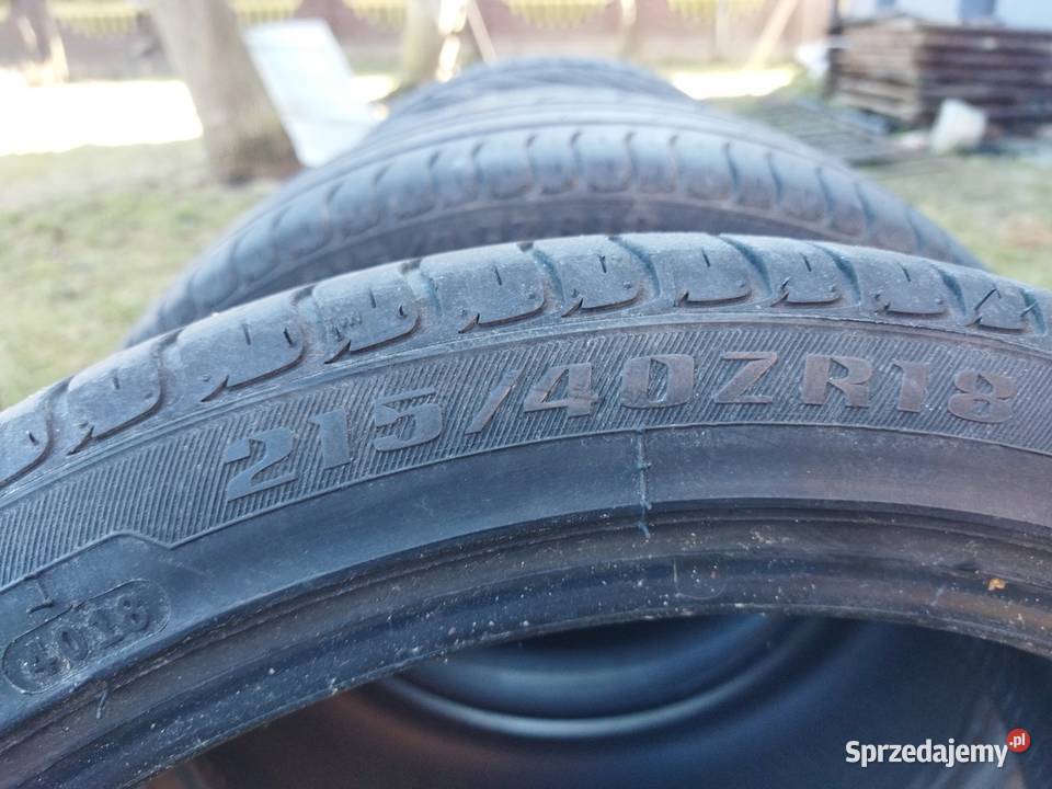 Opony letnie 21540ZR18 Samochodowe Samochodowe sprzedam