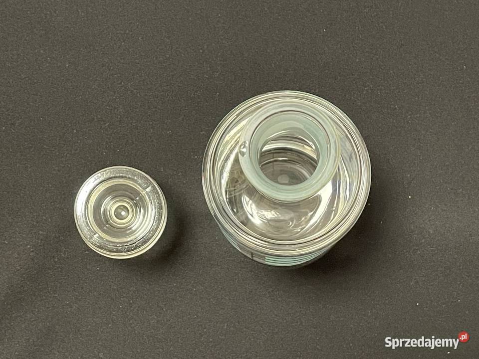 Stara karafka butelka Hortensja PRL Stara Kołobrzeg