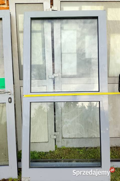 Duże drzwi aluminiowe przeciwpożarowe przegroda Rzeszów sprzedam