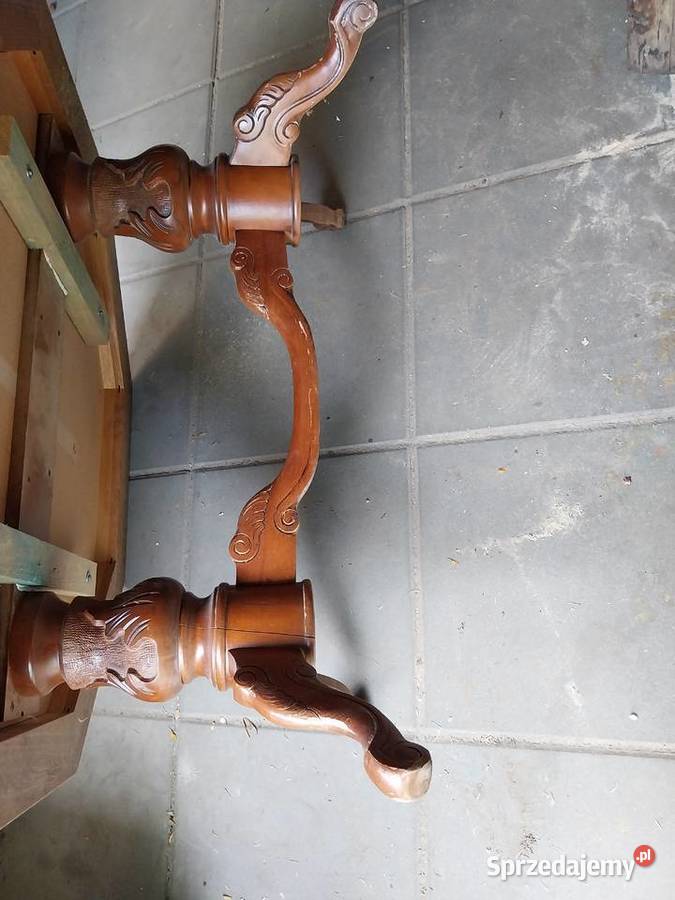ŁAWA sześciokątna dębowa blat kamienny 110cm