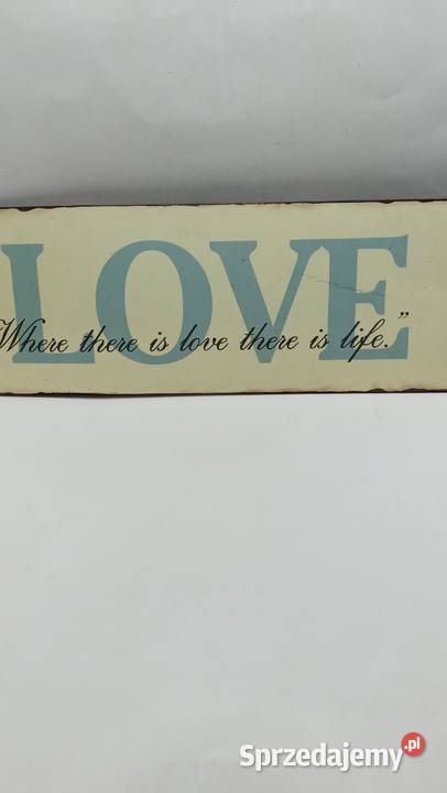 Stary szyld reklama LOVE Zamość