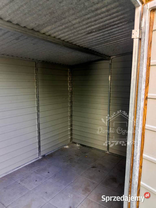 SCHOWEK DOMEK OGRODOWY 2m x 15m spad w tył drzwi Jastrowie