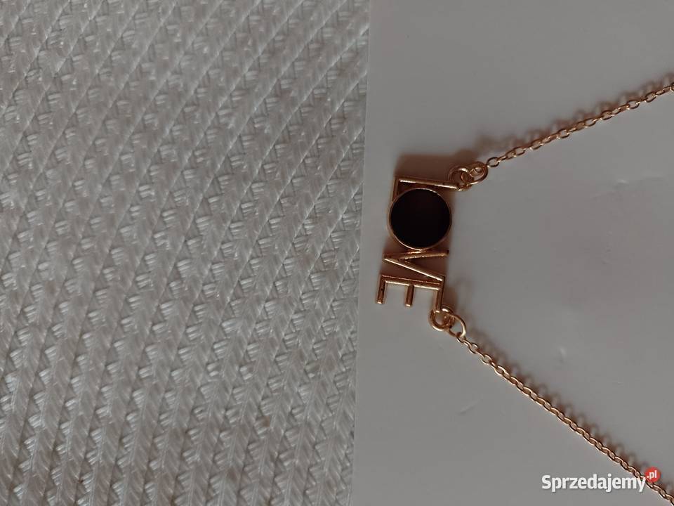 Łańcuszek z zawieszką LOVE Naszyjnik NOWY małopolskie Kraków