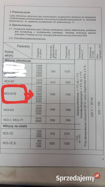 Lada chłodnicza Bochnia 2m likwidacja sklepu Ciechanów sprzedam