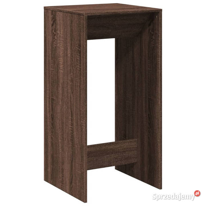 Stolik barowy brązowy dąb 51x50x1035 WM854424 Warszawa sprzedam