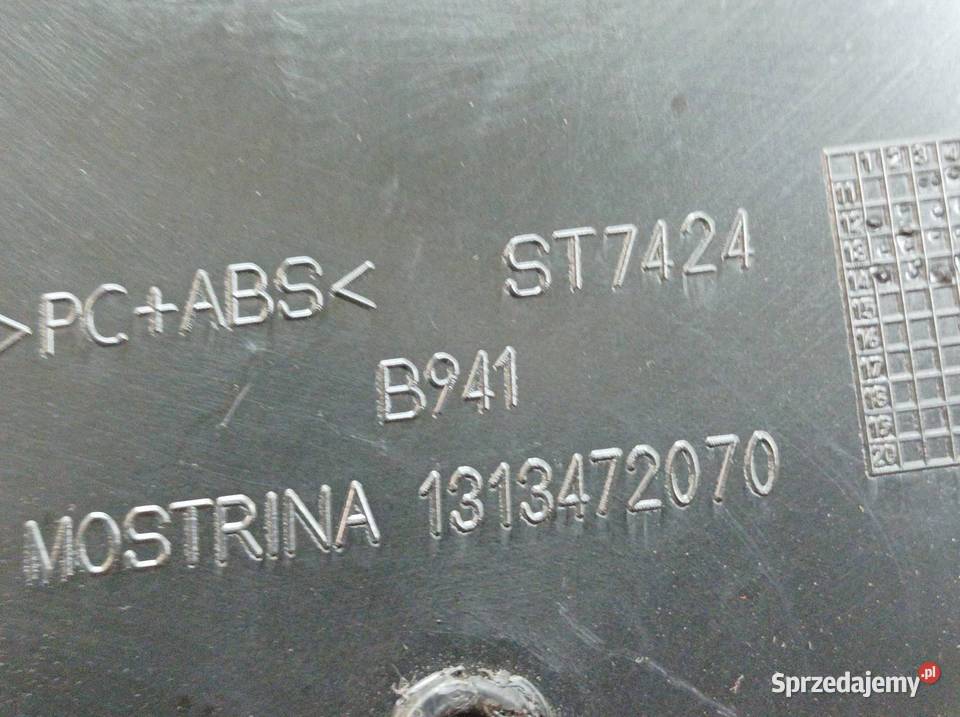 OSŁONA PÓŁKA UCHWYT NAWIGACJI 1313472070 Fiat