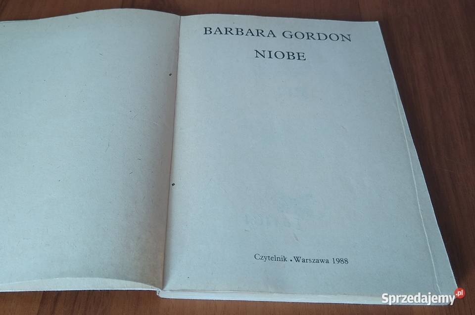 Niobe Barbara Gordon wyd 3 1988 Gdańsk