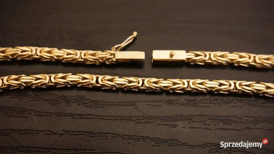 ZŁOTY ŁAŃCUSZEK Królewski złoty łańcuch 75G Warszawa