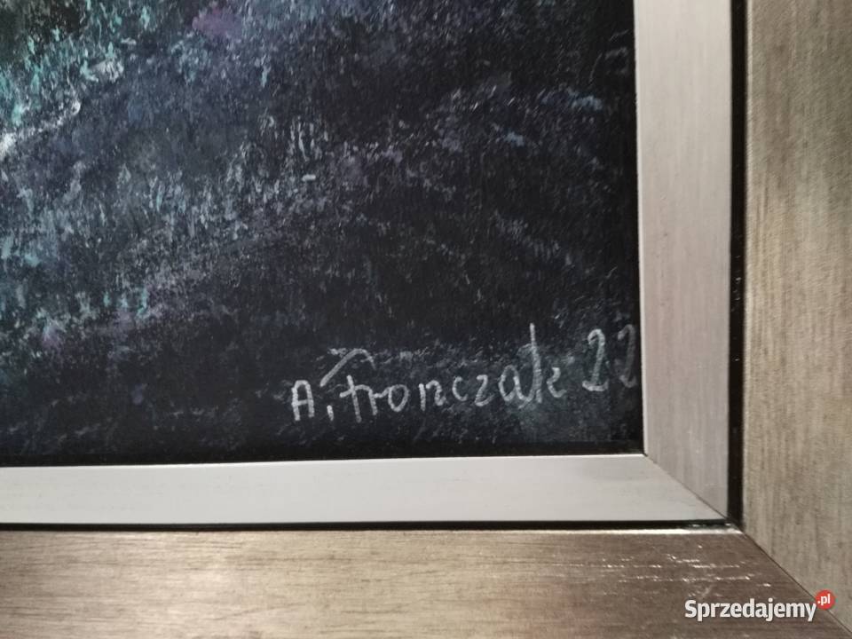 Andrzej Fronczak Droga do miasta akryl 2022 Włocławek