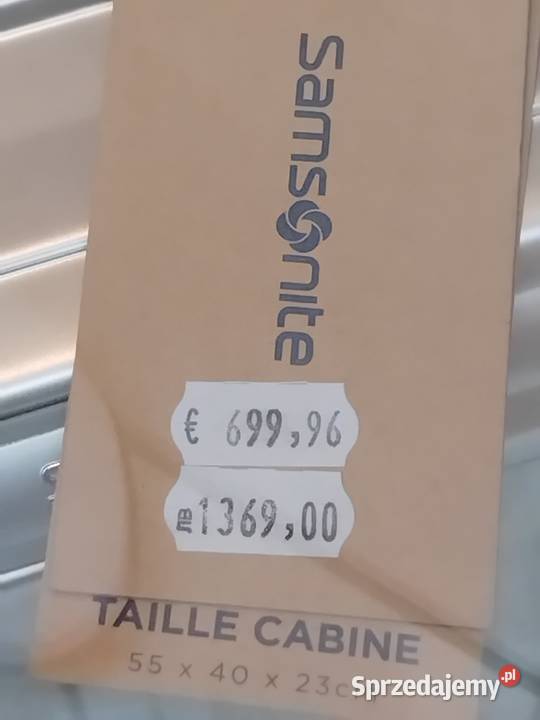 NOWA walizka biznesowa Samsonite z USB 30 taniej Wagowo