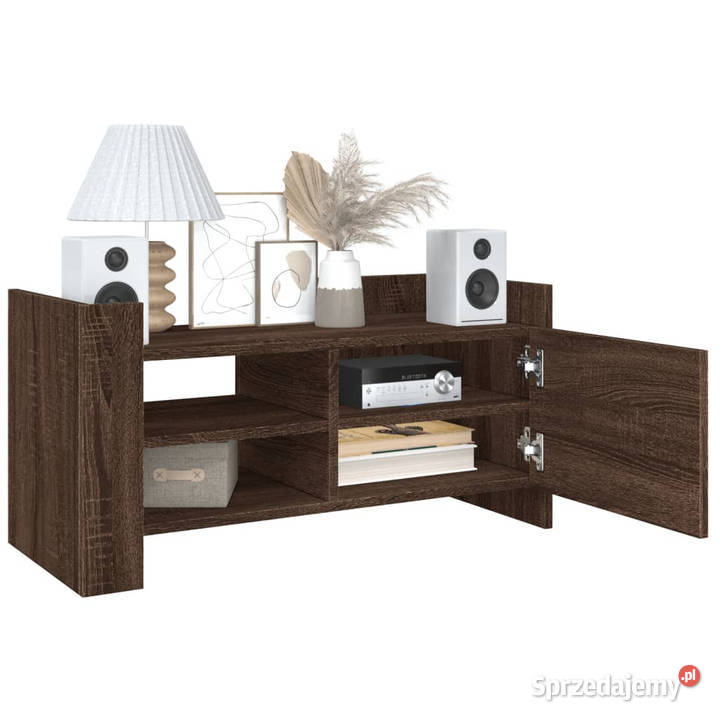 Szafka pod telewizor brązowy dąb 80x35x40 sprzedam