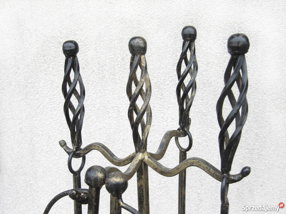 Akcesoria kominkowe zestaw kuty Wrocław