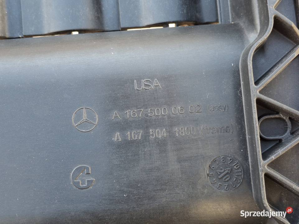 MERCEDES GLE W167 KIEROWNICA POWIETRZA ŻALUZJA Bieleń