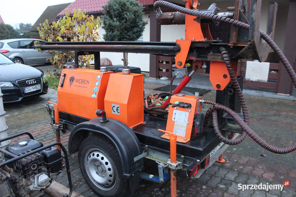 Wiertnica do studni WEBEN 2021 na przyczepce do zachodniopomorskie Goleniów sprzedam