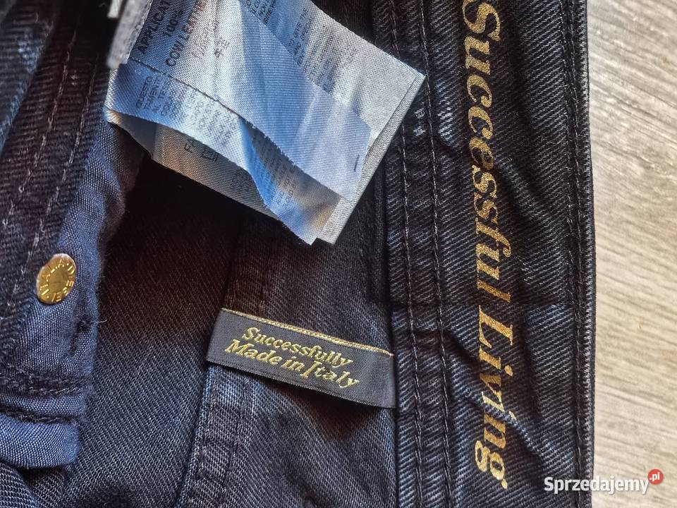 Spodnie jeans czarny Spodnie małopolskie Bukowno