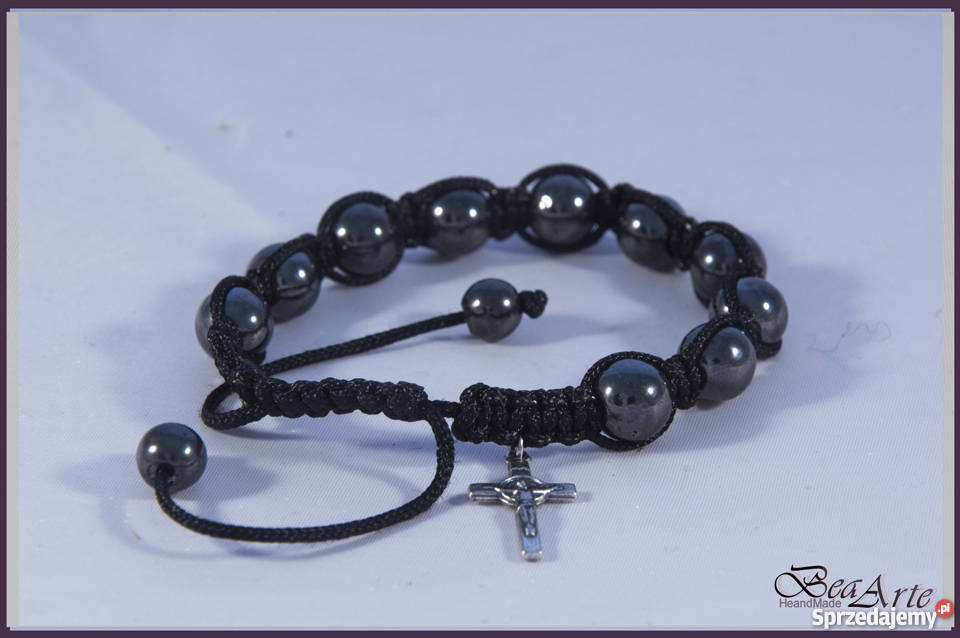 Różaniec dziesiątka hematyt bransoletka małopolskie