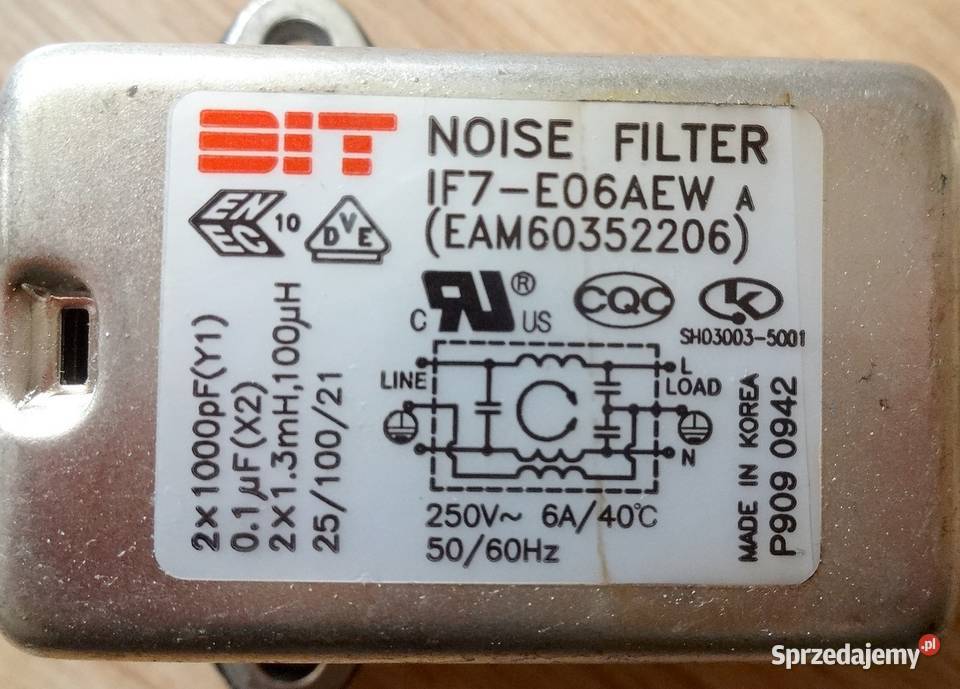 Gniazdo zasilania 230v IF7E06AEW EAM60352206 Szczecin