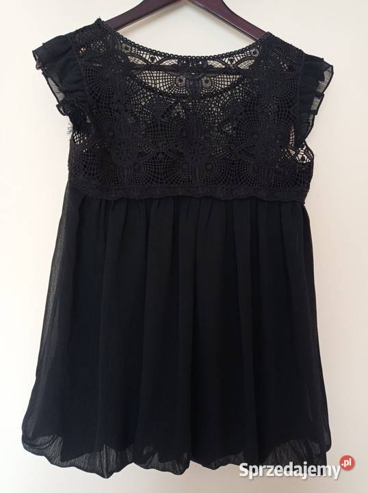 Czarna bluzka Look podlaskie Hajnówka sprzedam