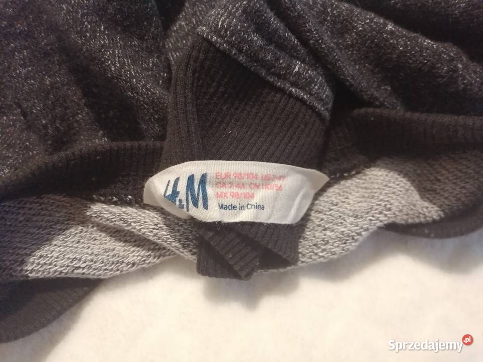 Bluza chłopięca długi rękaw HM 98104 melanż chłopiec Czeladź