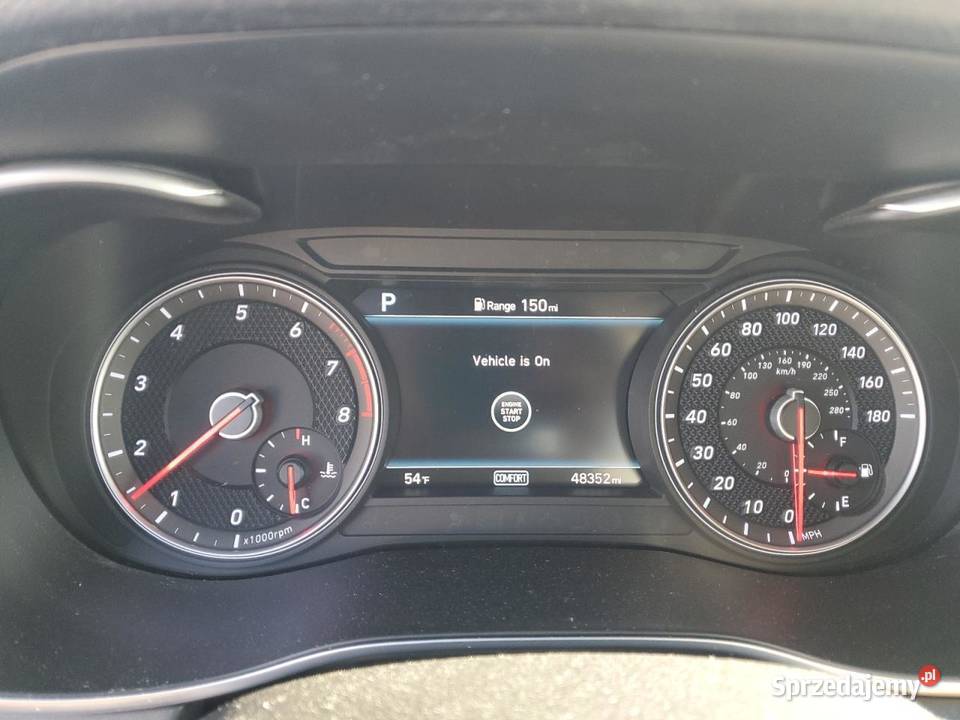 2019 GENESIS G70 PRESTIGE biały Samochody osobowe