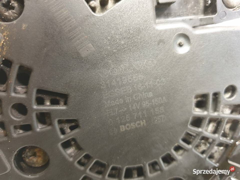 ALTERNATOR Volvo XC60 24 D5 bosch 31419555 Chełm