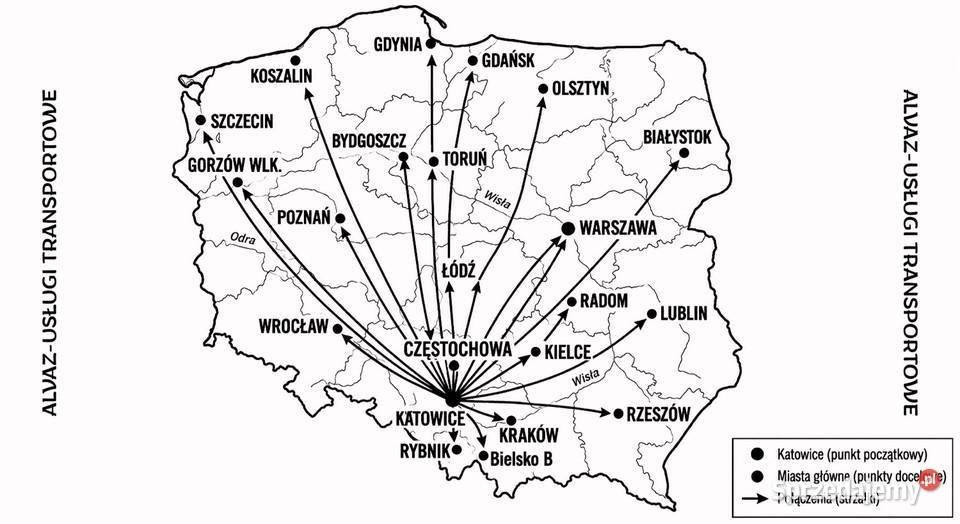 Usługi transportowe ALVAZ Przeprowadzki i śląskie Katowice