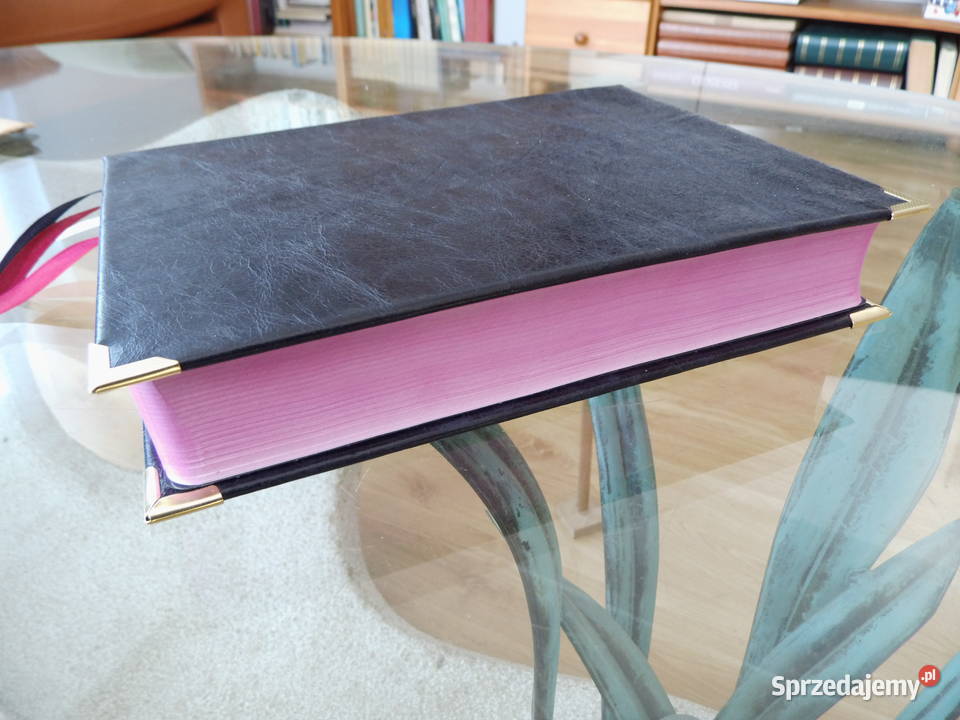 Pismo Święte Biblia Skóra Nowa Prezent księdza sprzedam