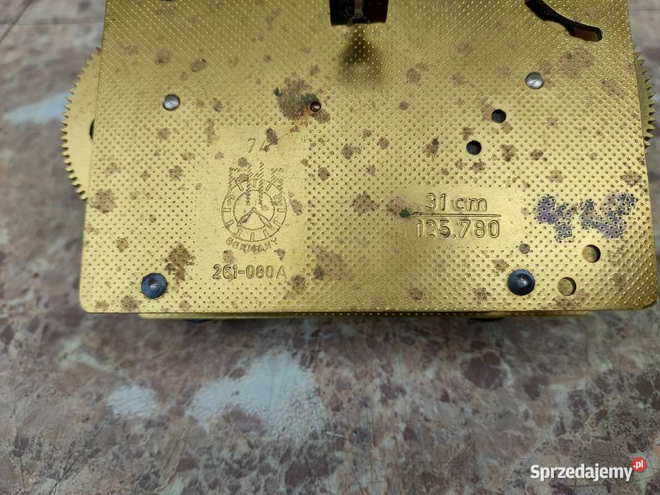 M190 Mechanizm starego zegara ściennego FHS pomorskie