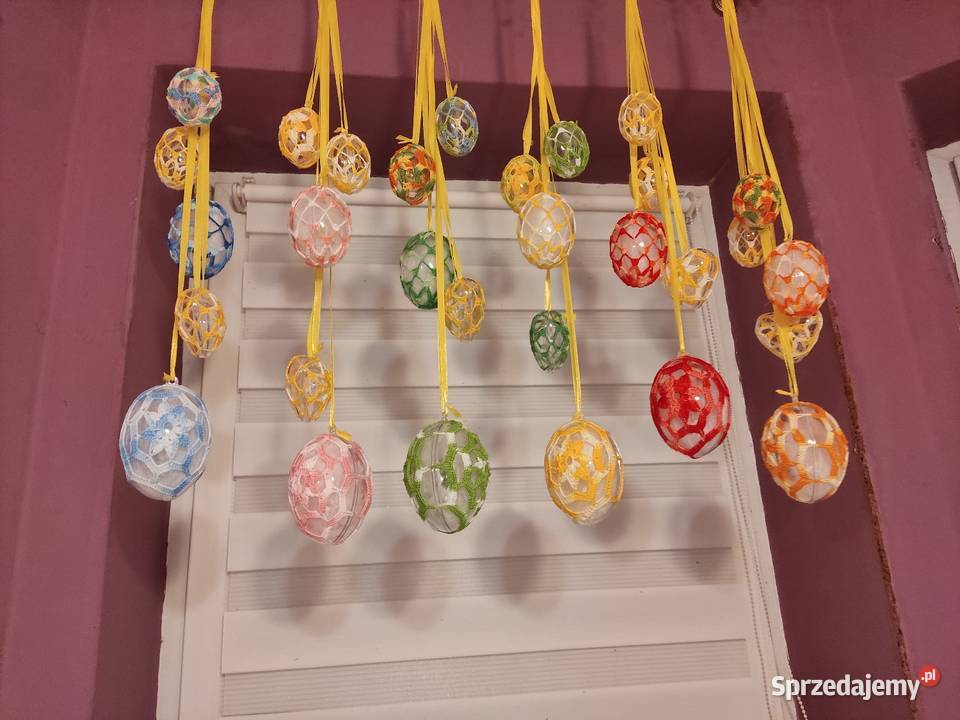 Szydełkowe ozdoby wielkanocne śląskie Zawiercie