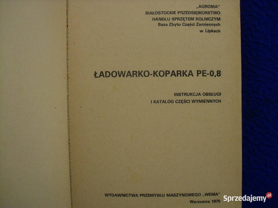 Książka KOPARKO ŁADOWARKA Podręczniki dolnośląskie Bielawa