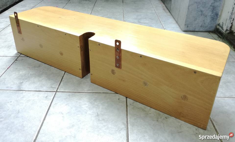 Dwa nietypowe drewniane ręcznie robione wieszaki mazowieckie Warszawa