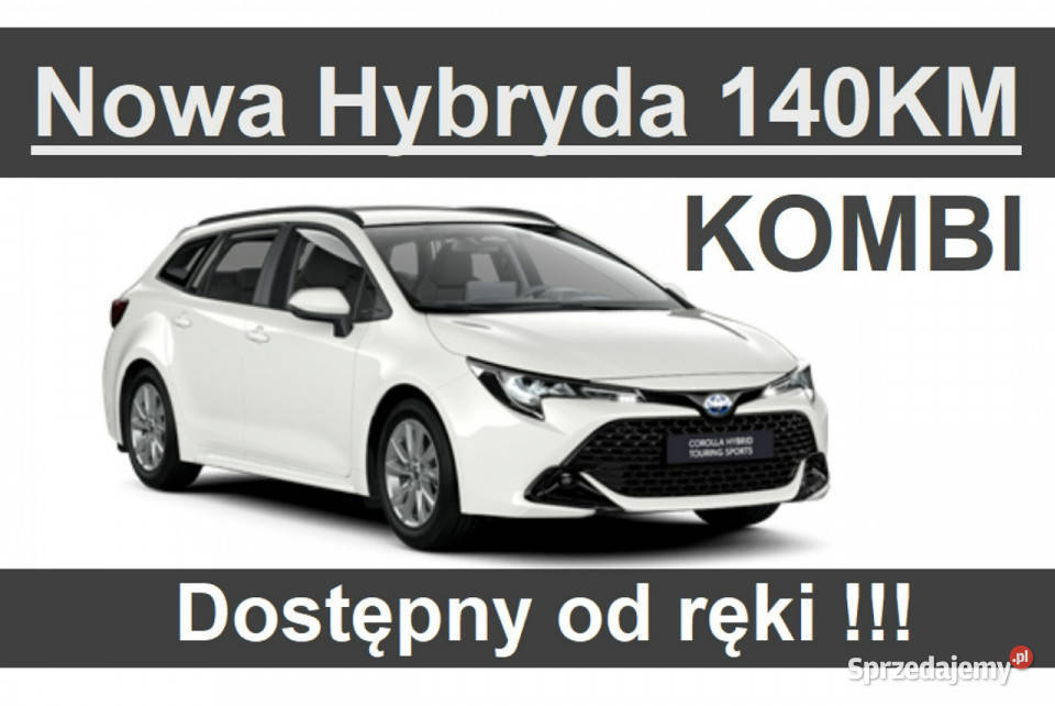 Toyota Corolla Nowa Hybryda 140KM 1,8 Comfort Kamera 2023 D…