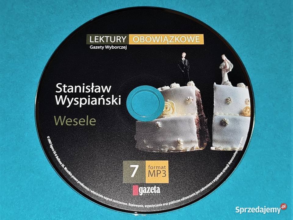 Wesele lektura na CD MP3 Warszawa