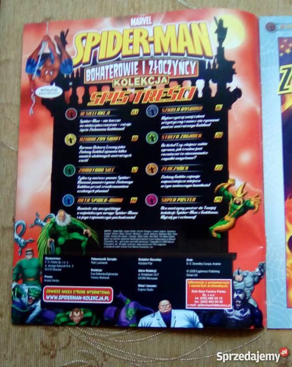SPIDERMAN BOHATEROWIE I ZŁOCZYŃCY 2 Piszczac