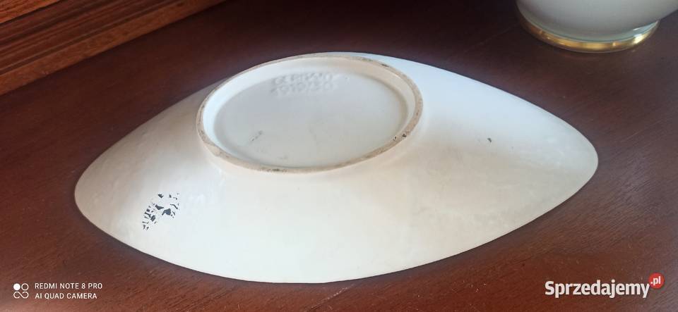 Patera owalna Z motylkiem trawami ziołami Gdańsk