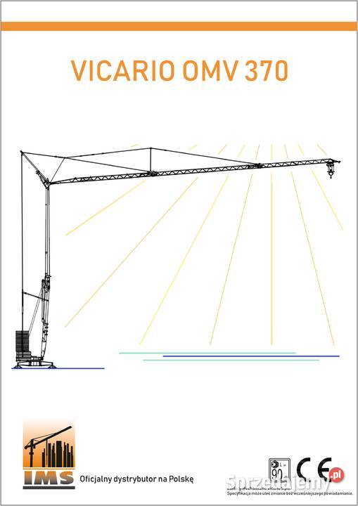 Żuraw nowy szybkomontujący hydrauliczny VICARIO nie dolnośląskie Ligota Piękna