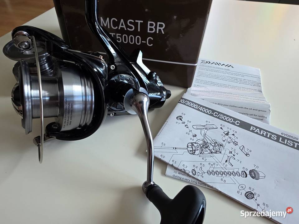 Kołowrotek Daiwa Emcast BR LT 5000C wolny bieg Zamość sprzedam