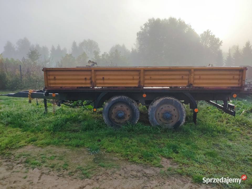 Przyczepa Sanok d50 tandem sztywna lubelskie Skierbieszów