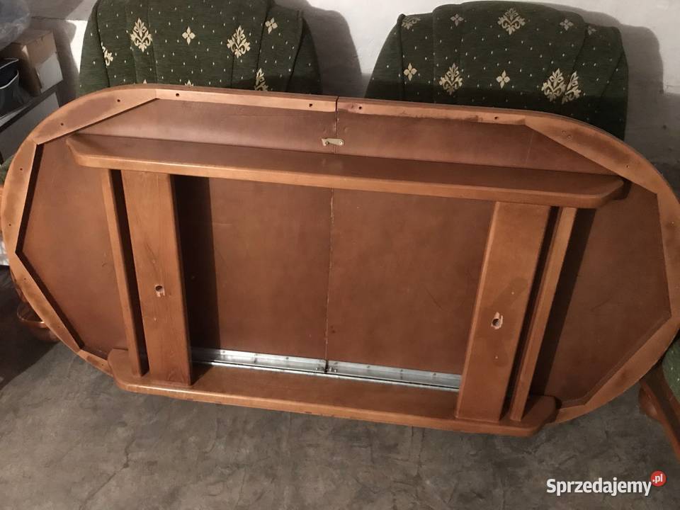Stół drewniany okleina dębowa 170x90 rozkładany sprzedam