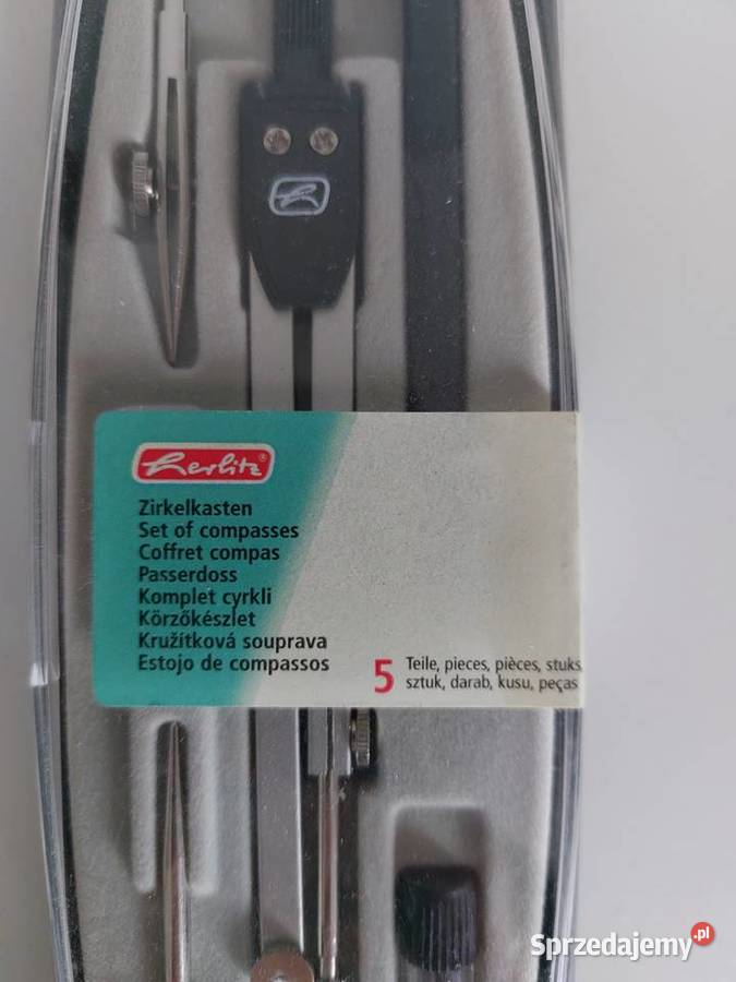 cyrkiel szkolny Herlitz 5 części szkoła przybory Poznań