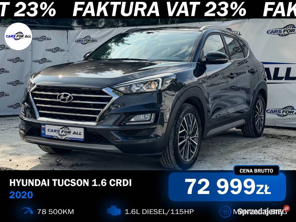 Hyundai Tucson 16 CRDi 2021 Duży serwis podkarpackie sprzedam
