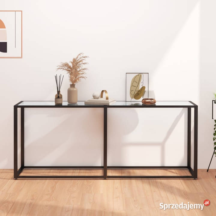 Konsola przezroczysta 180x35x755 szkło hartowane Warszawa