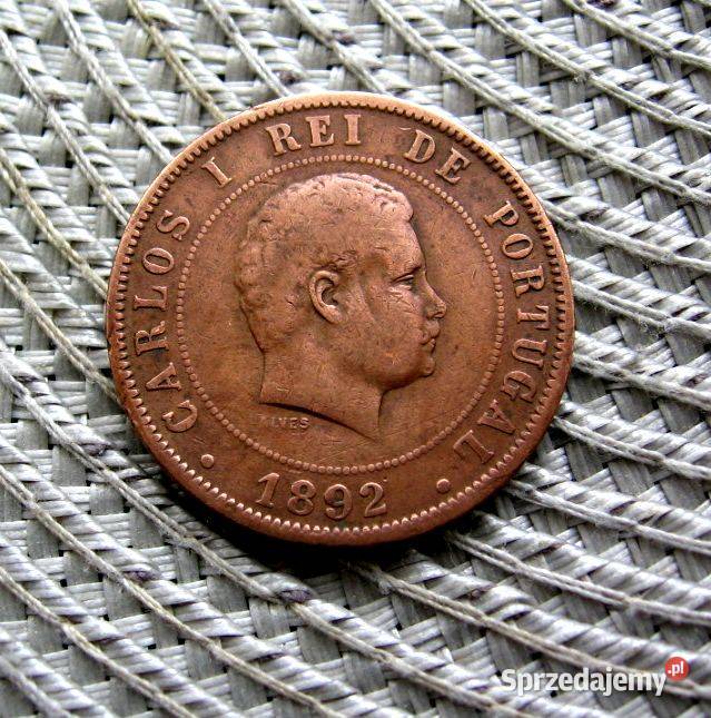 Portugalia 20 Reis 1892r
