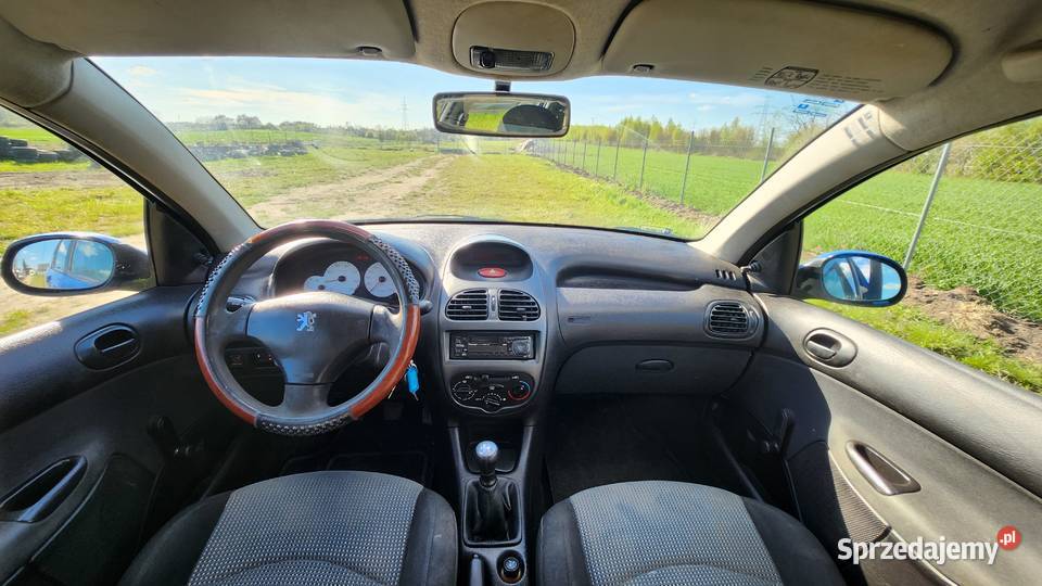Peugeot 206 11 benzyna LPG GAZ 2003r SALON Pabianice