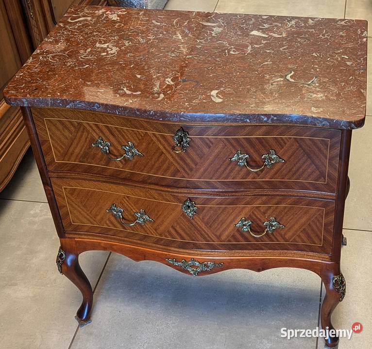 Piękna komoda intarsjowanasklep Dąbrowa Górnicza śląskie sprzedam